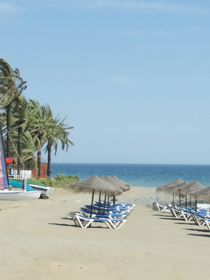 View of beach at Atalaya Park Hotel