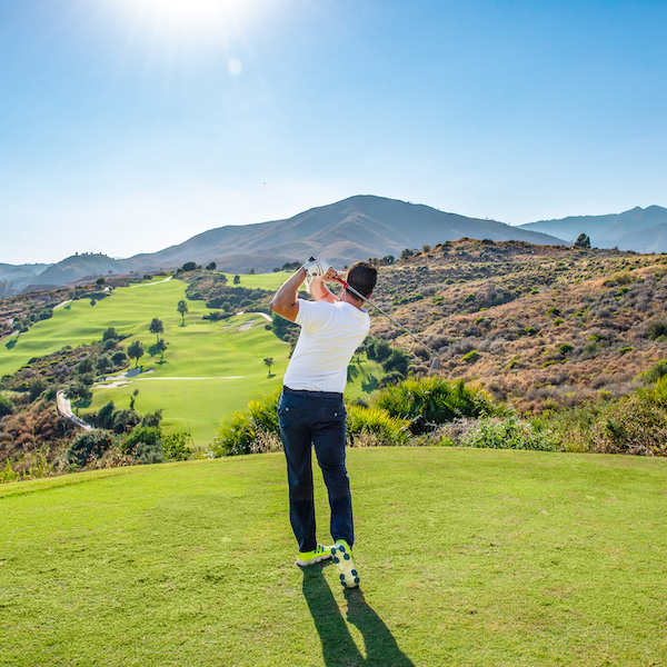 Golfer on La Cala Europa Course