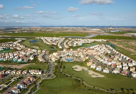 Aerial View of Mar Menor Golf Resort and Mar Menor Golf Course