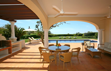 Terrace at Villa 29 at Monte Rei Golf & Country Club