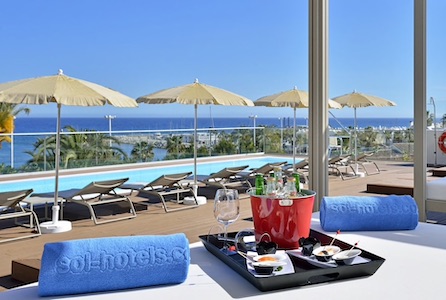 Relax on the roof top at Sol House - Costa del Sol