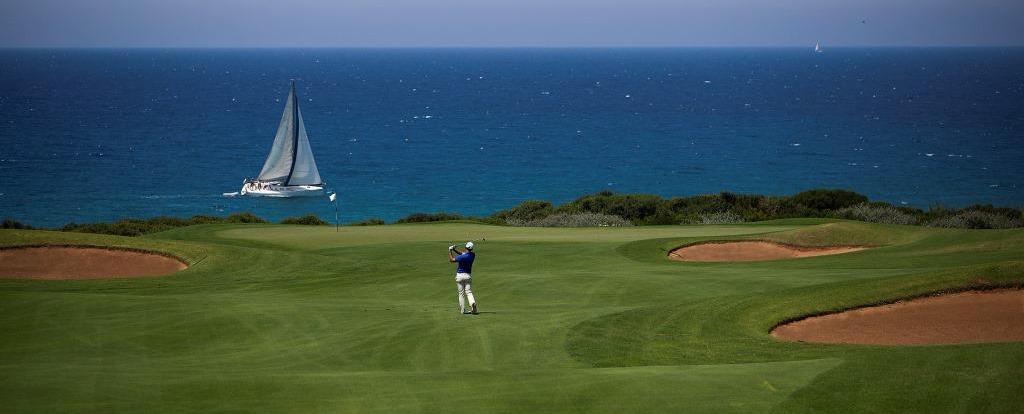The Dunes Course offers beautiful views of the Mediterranean