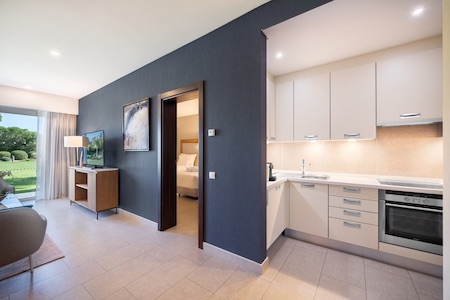 Kitchen area in Wyndham Grand Algarve suite
