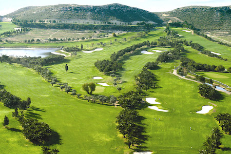 Aerial view of El Plantio Golf