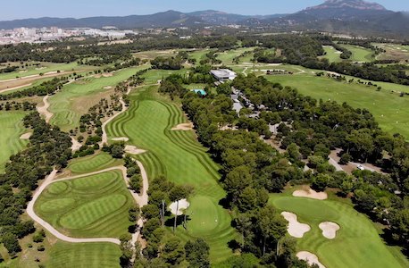 Aerial view of El Prat Golf