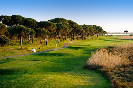 Tee on the second hole on El Rompido South Course