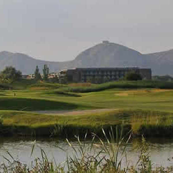 View from  golf course to Emporda Hotel