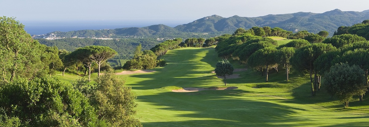 View to the mountains from Golf D'Aro-Mas Nou