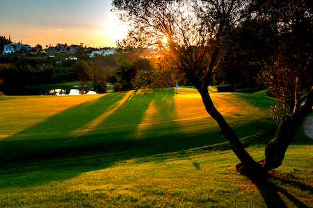 End of the day on Los Arqueros Golf's 15th hole