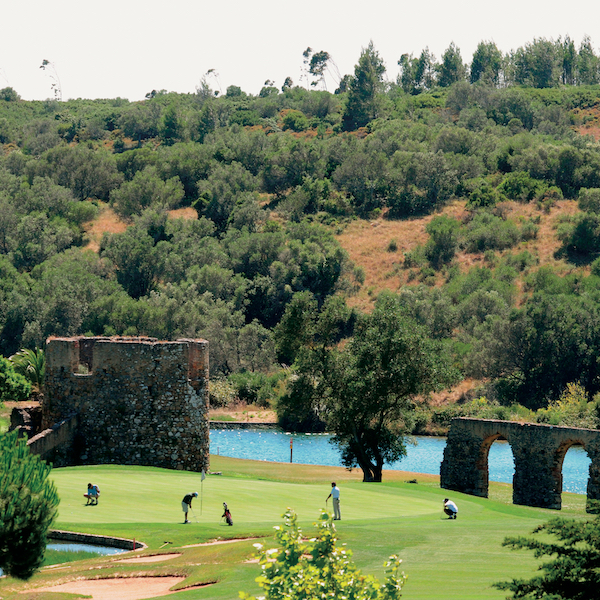 Hole 7 on the Penha Longa Atlantico Golf Course, Sintra, Portugal