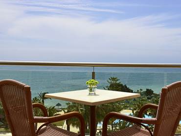 Balcony overlooking the sea at Pestana Viking Hotel