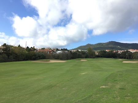 View to the mountains from Pestana Beloura Golf