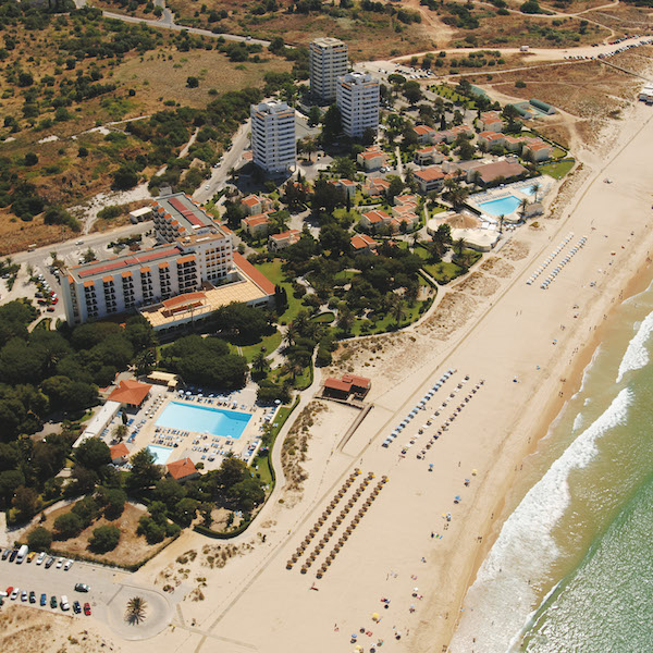 Beach view from Pestana Dom João Hotel