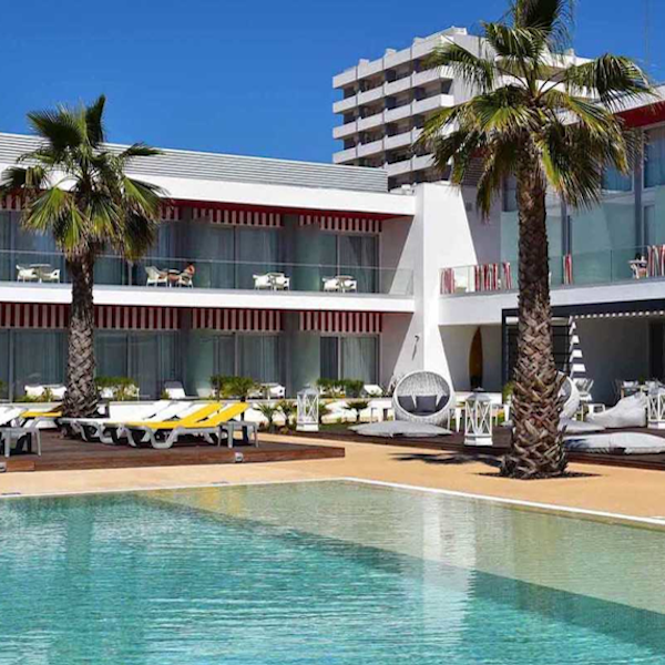 Pool view at Pestana South Beach Hotel