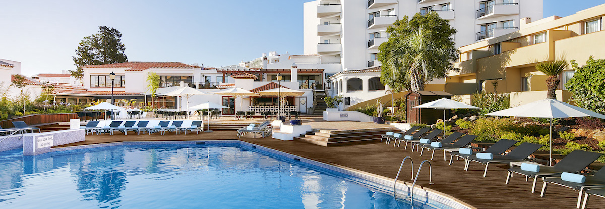 View of Tivoli Lagos Hotel and pool area