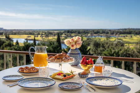 Breakfast with a view...