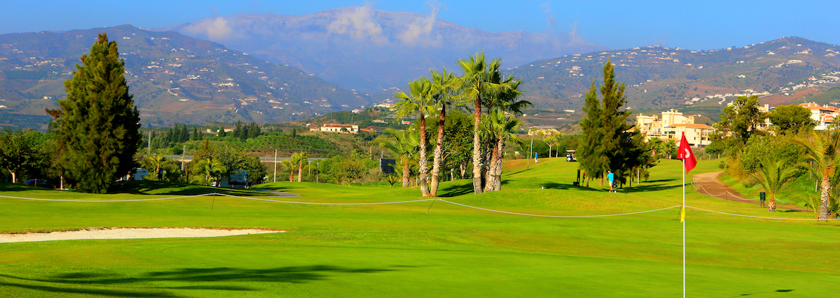 Beautiful view to the mountains from Baviera Golf