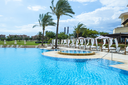 Pool area at Ona Mar Menor