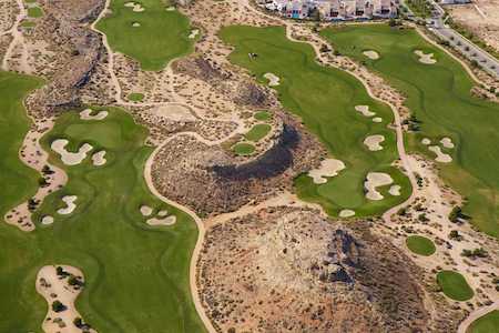 Fairways and rough on El Valle Golf