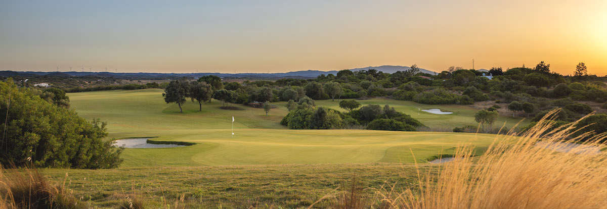 View to the hills from Espiche Golf