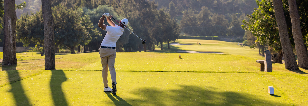 Teeing off at La Sella Golf