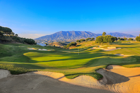 Strategically placed bunkers on La Cala's Asia Course