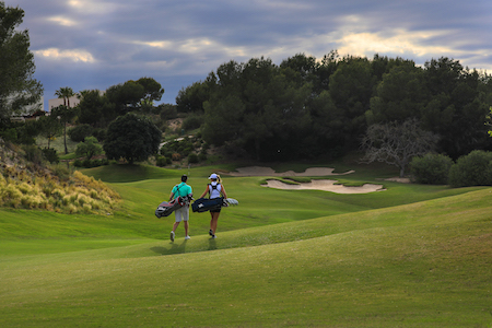 1st hole on Las Colinas