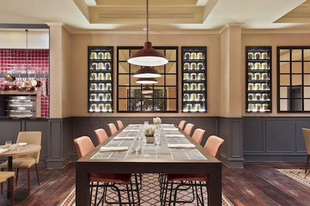 Interior of Casa Nostra Restaurant