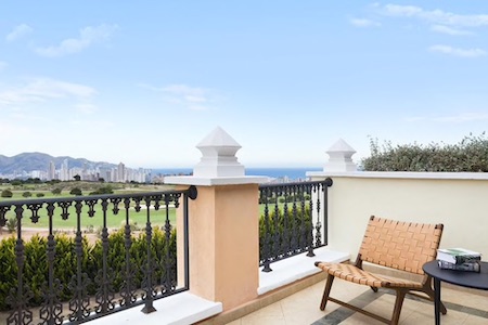 Balcony view from Junior Suite - The Level