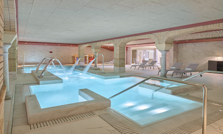 Hydrotherapy area at Grand Hyatt La Manga Club Spa