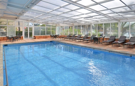 Indoor pool at Sol Beach House Mallorca