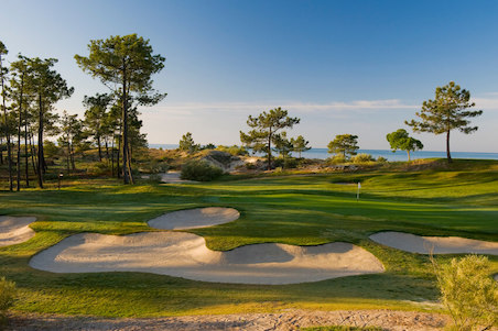 View to the sea from Troia Golf