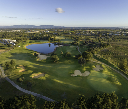 Aerial view of Vale da Pinta golf course