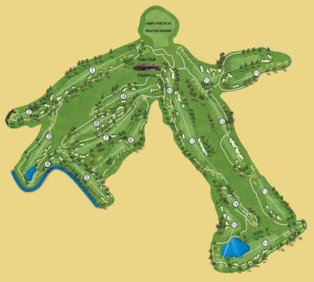 Valle Romano Golf Course Plan
