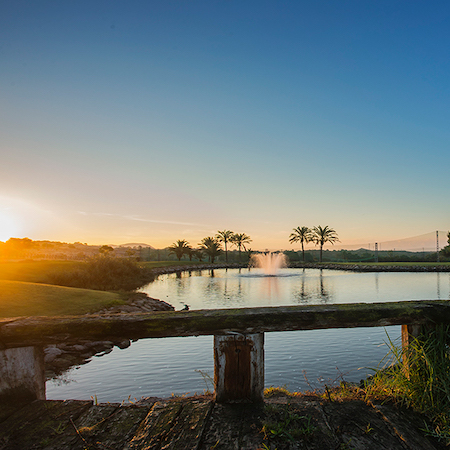 Sunset view on Alenda golf course