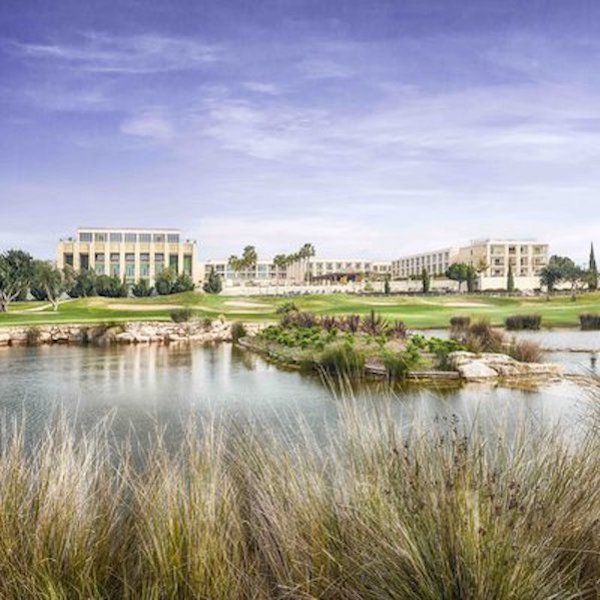 View of Anantara Vilamoura Hotel from the Victoria golf course