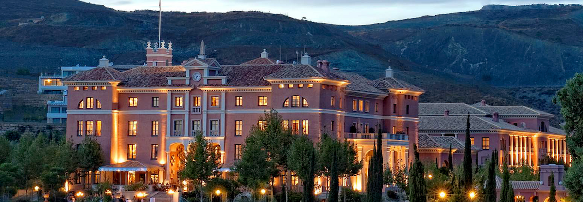 View to the mountains from Anantara Villa Padierna Palace Resort