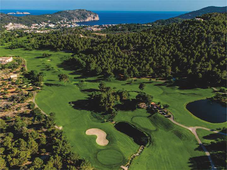 Aerial view of  Andratx Golf