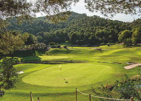 Beautiful green on Andratx Golf