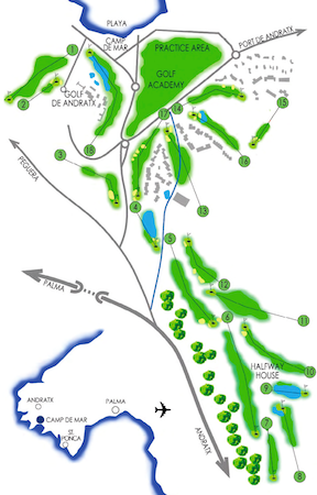 Andratx Golf Course Plan