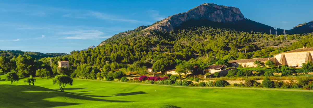 View to the hills from Andratx Golf