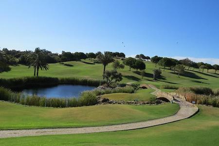 Water hazard on Boavista Golf