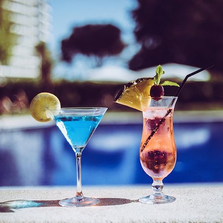Cocktail by the pool