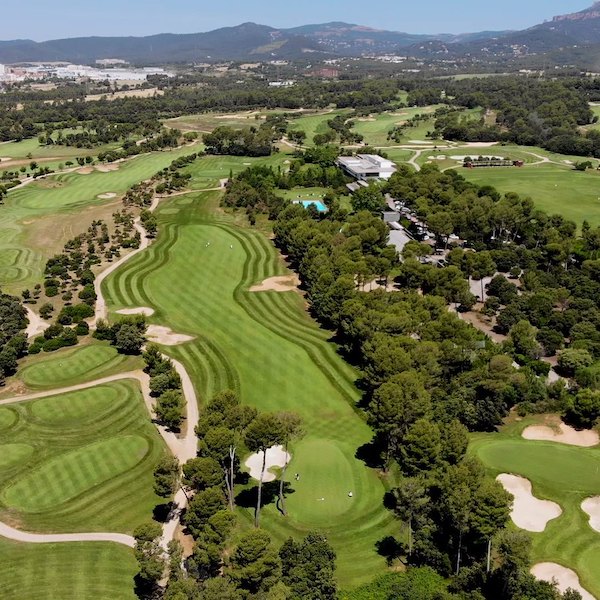 Aerial view of Real Club de Golf El Prat, Barcelona