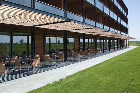 Hotel Terraverda's outdoor patio
