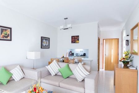 Living room at Grand Muthu Oura View Beach Club