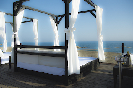 View to the Mediterrean from the Bali Beds