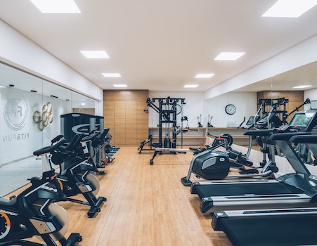 The fitness room at Iberostar Selection Lisboa