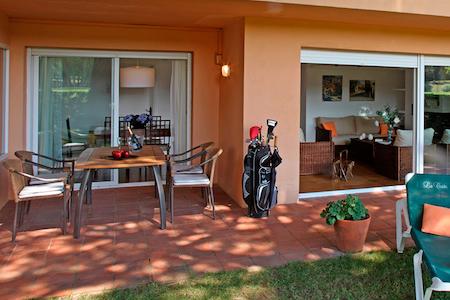 Patio area at Villa 2 at La Costa Resort 