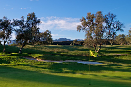 Lovely view from the 11th green on Marbella Golf & Country Club
